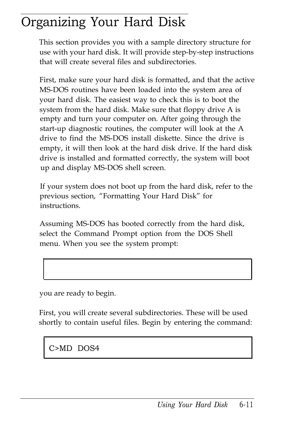 Organizing your hard disk | Kreisen 3 8 6 X / X E User Manual | Page 124 / 173