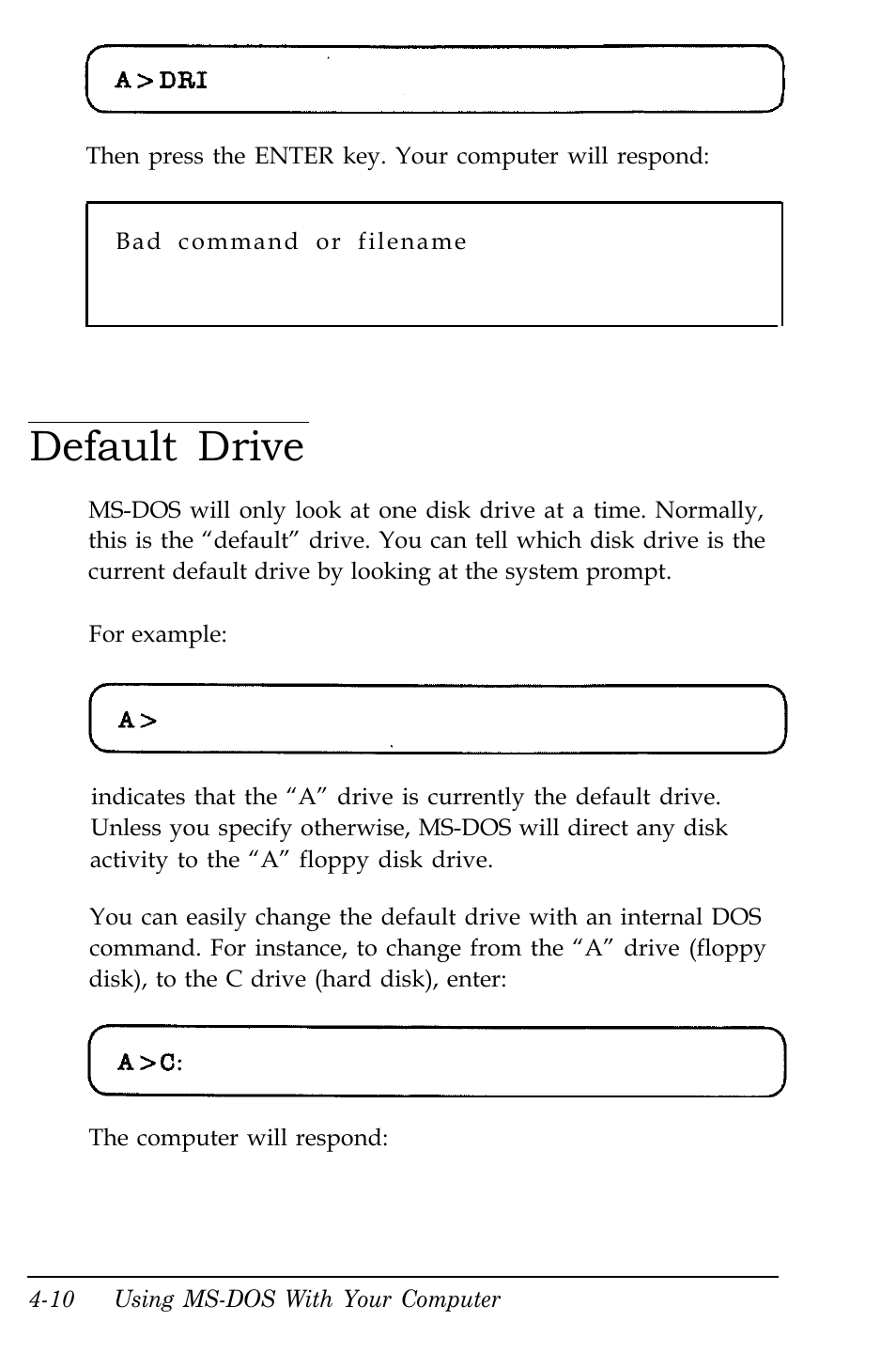Default drive | Kreisen 3 8 6 X / X E User Manual | Page 82 / 173