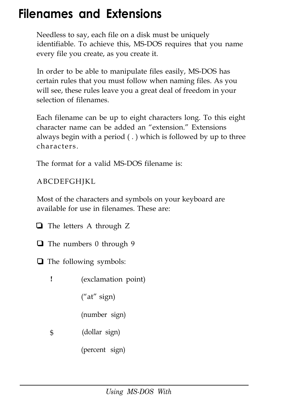 Filenames and extensions | Kreisen 3 8 6 X / X E User Manual | Page 93 / 173