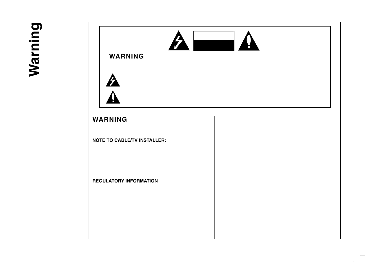 Warning | Kreisen KR-270T User Manual | Page 2 / 88