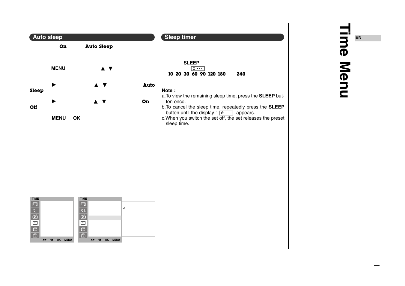 Time menu | Kreisen KR-270T User Manual | Page 25 / 88