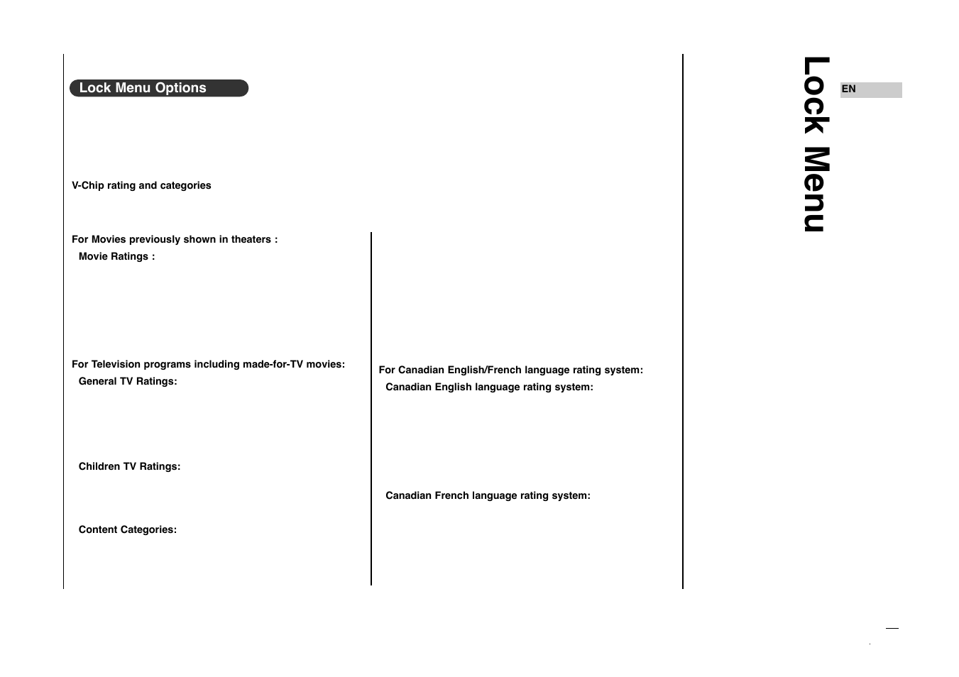 Lock menu | Kreisen KR-270T User Manual | Page 27 / 88