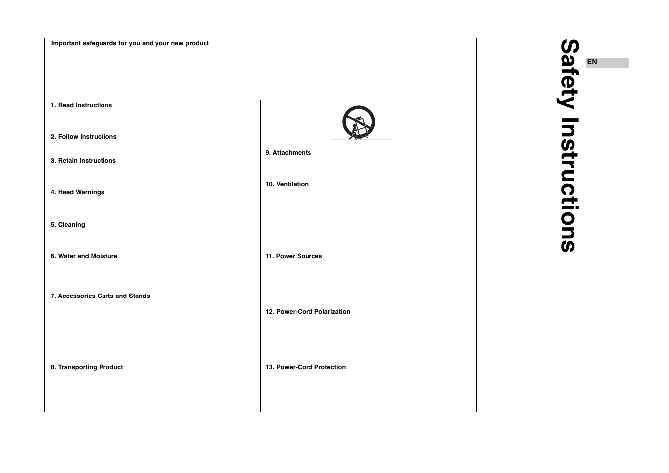 Safety instructions | Kreisen KR-270T User Manual | Page 3 / 88