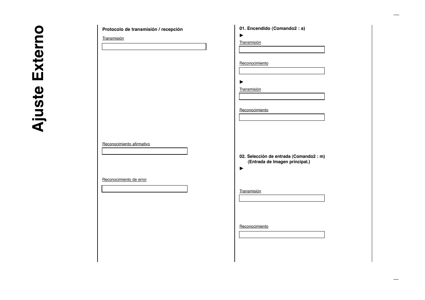 Ajuste externo | Kreisen KR-270T User Manual | Page 78 / 88