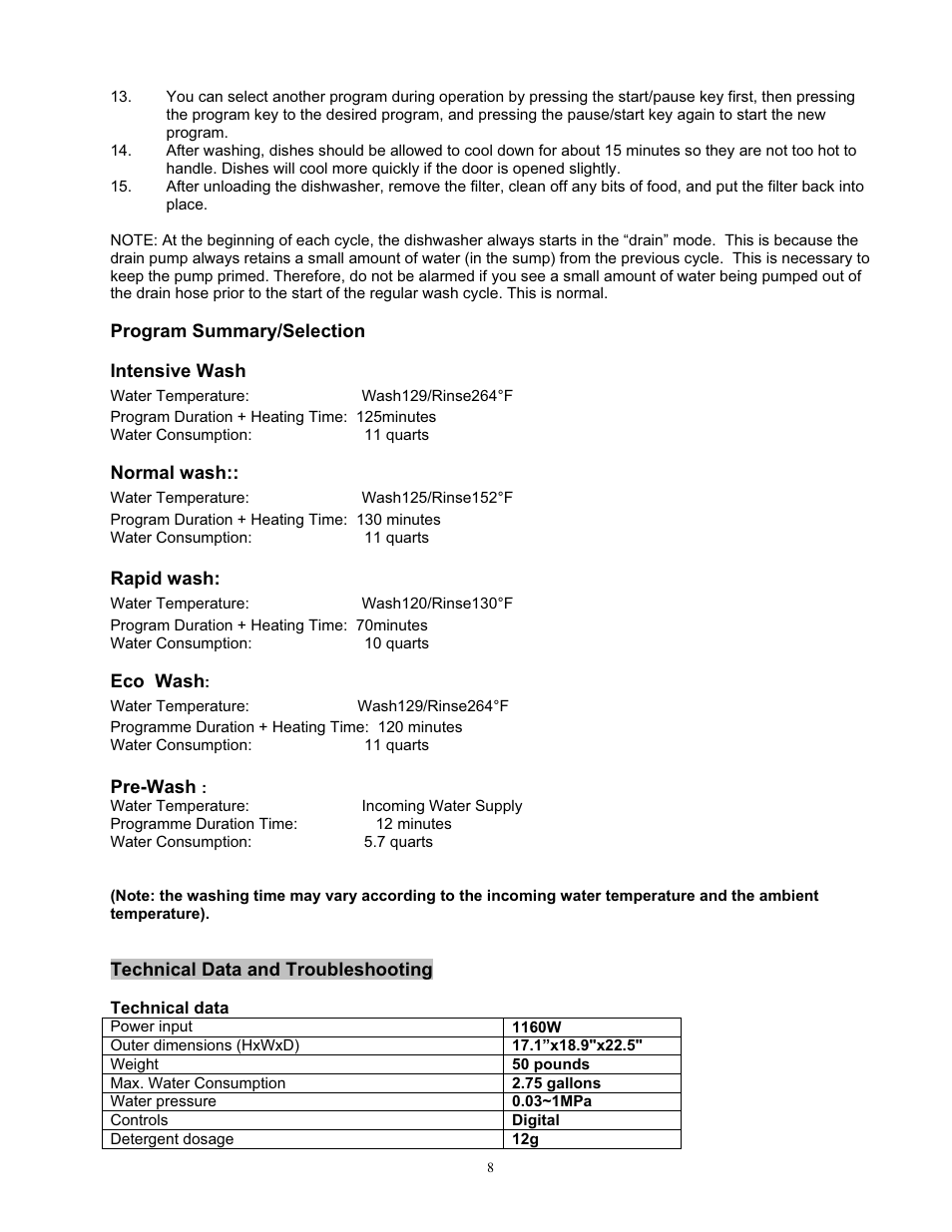 KoldFront PDW45E User Manual | Page 10 / 14