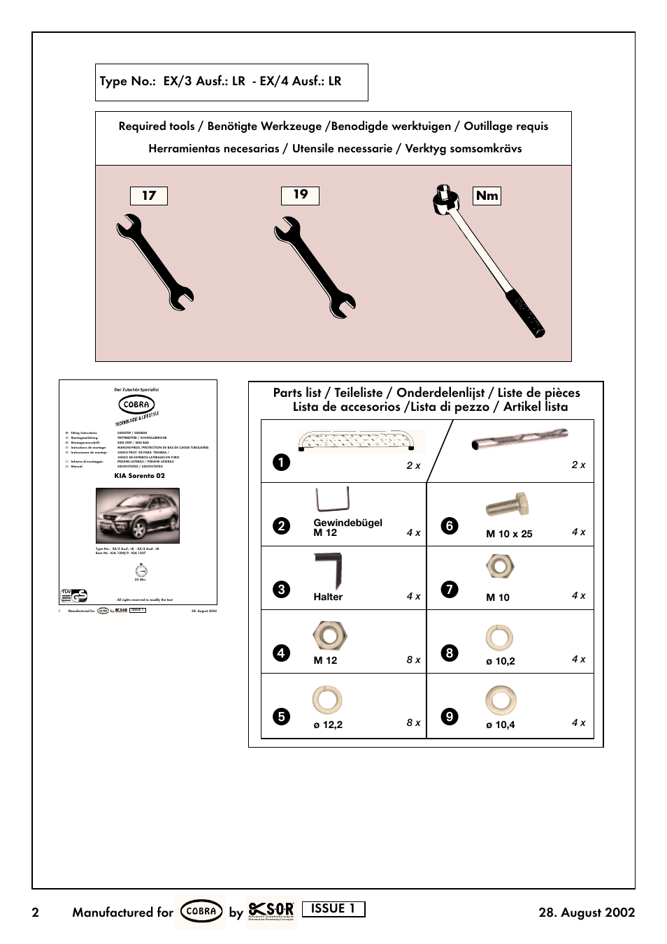 ᕡᕢ ᕣ ᕤ ᕥ, ᕦᕧ ᕨ ᕩ | KIA Sorento 02 EX/3 User Manual | Page 2 / 4