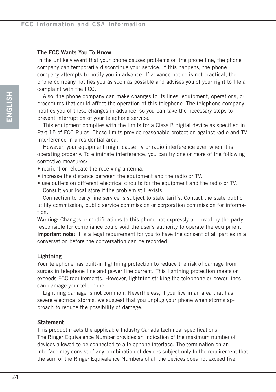 English | Konftel 60W User Manual | Page 26 / 27