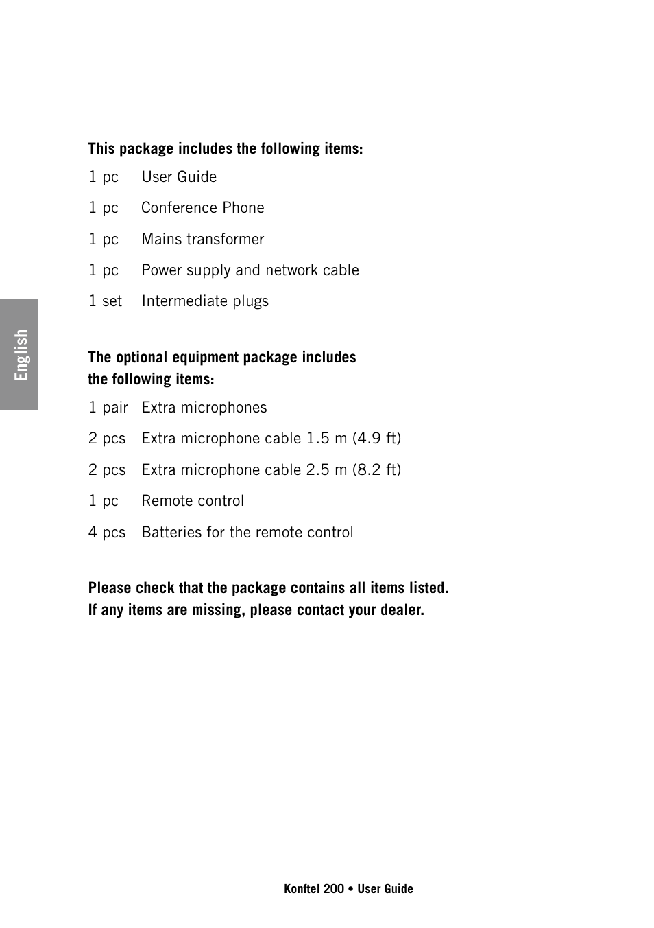 Konftel 200 User Manual | Page 2 / 26