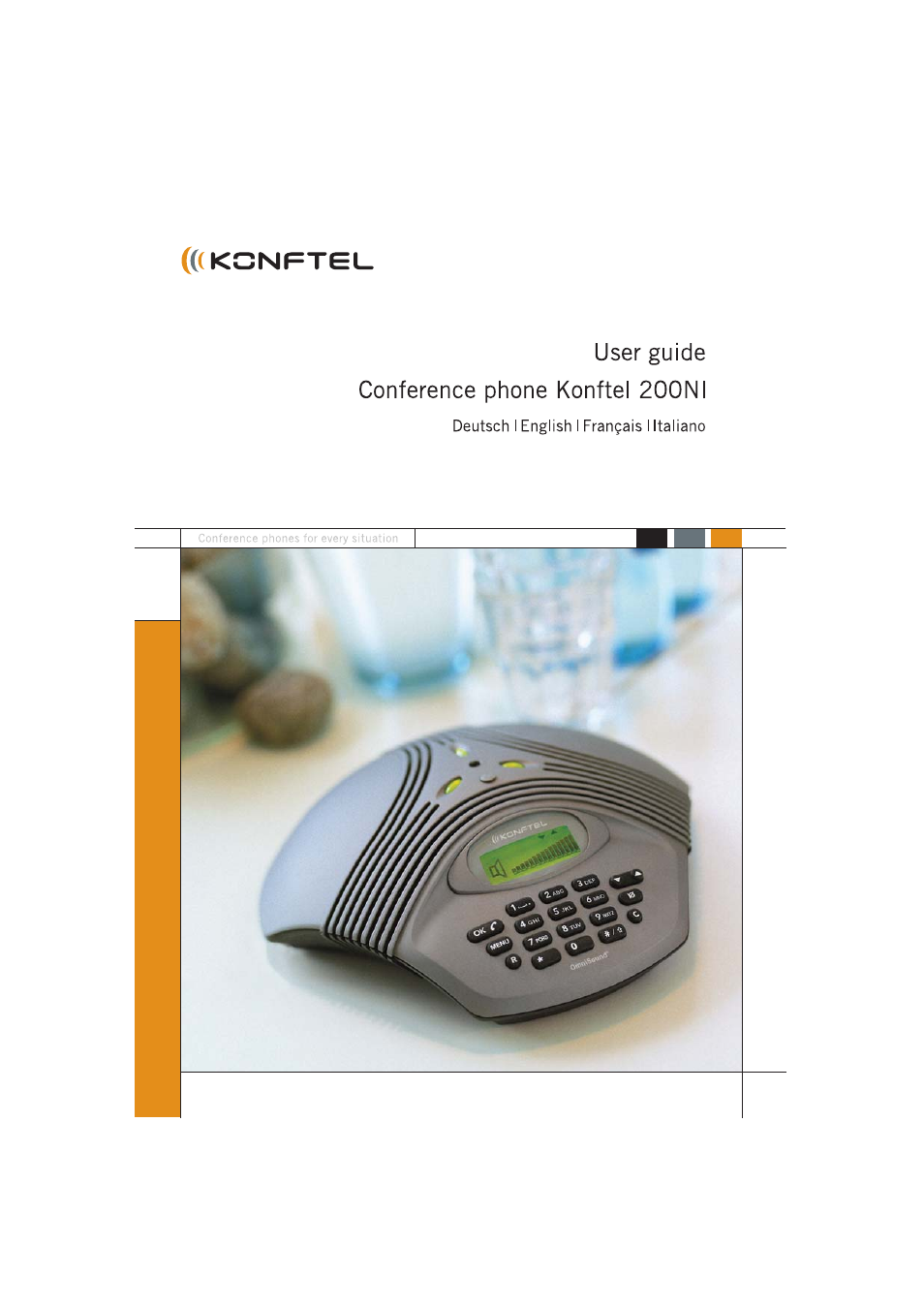 Konftel 200NI User Manual | 28 pages
