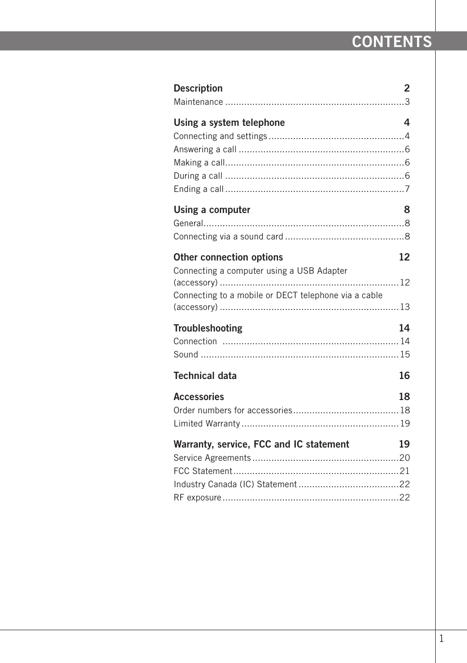 Konftel 50 User Manual | Page 3 / 26