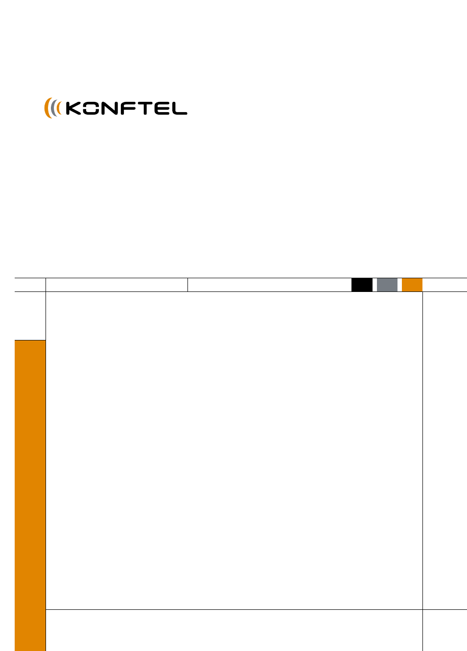 Konftel 200w User Manual | 6 pages