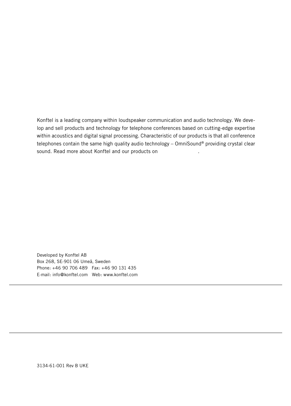 Konftel 200w User Manual | Page 6 / 6