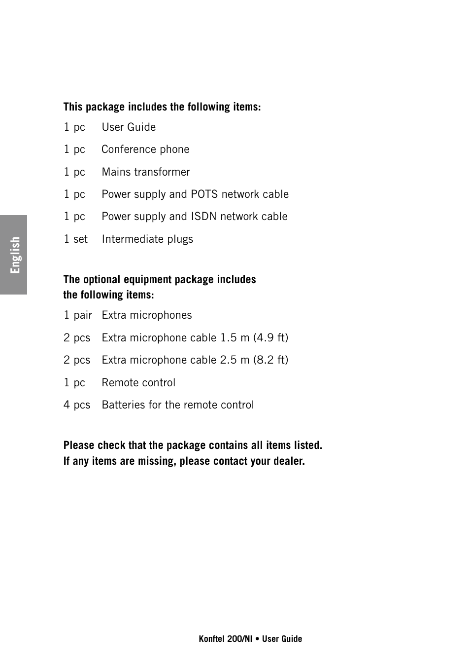 Konftel 200/NI User Manual | Page 2 / 28