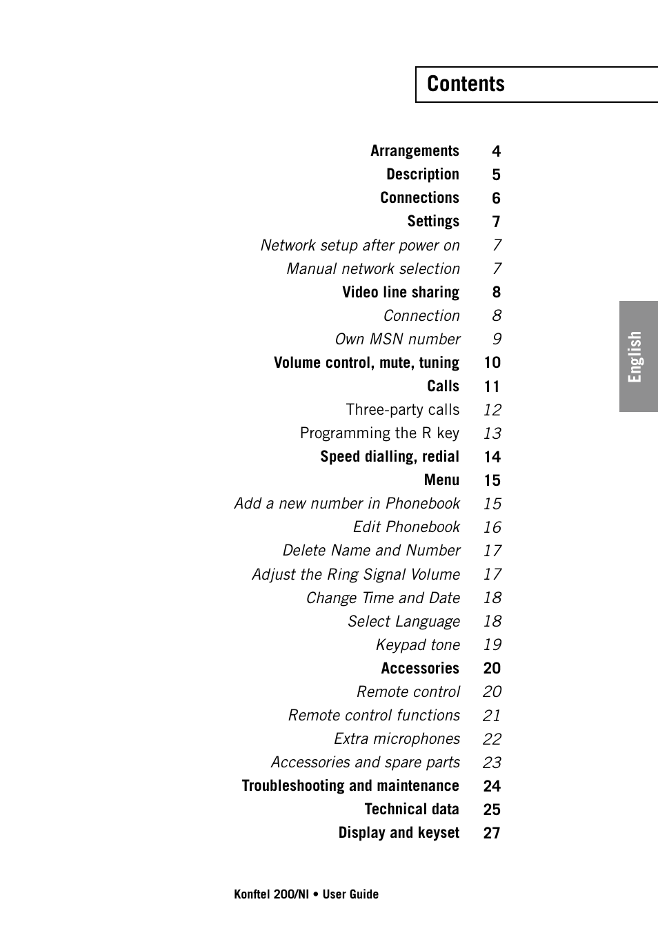 Konftel 200/NI User Manual | Page 3 / 28