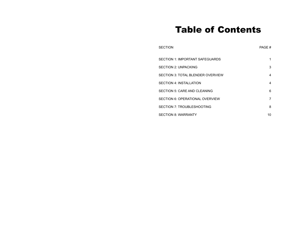 K-Tec Total Blender User Manual | Page 2 / 9