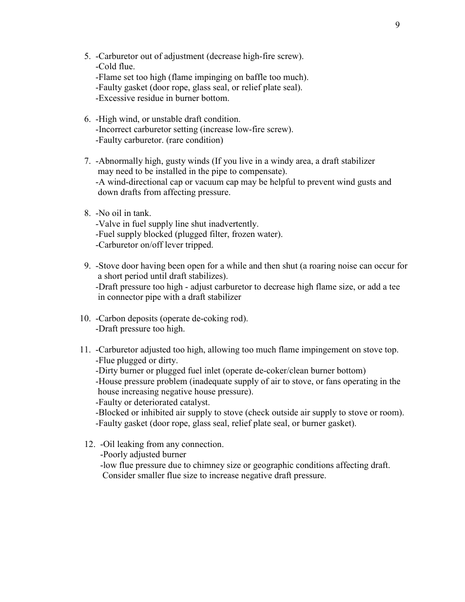 Kuma Stoves AR-10 User Manual | Page 10 / 11