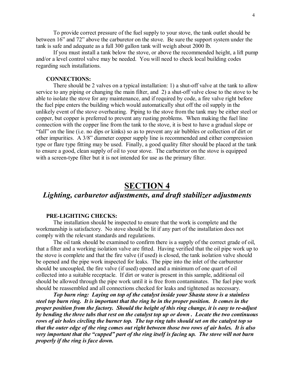 Kuma Stoves SHASTA User Manual | Page 5 / 12