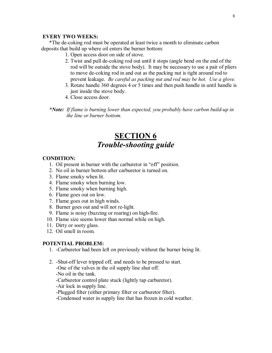 Kuma Stoves SHASTA User Manual | Page 9 / 12