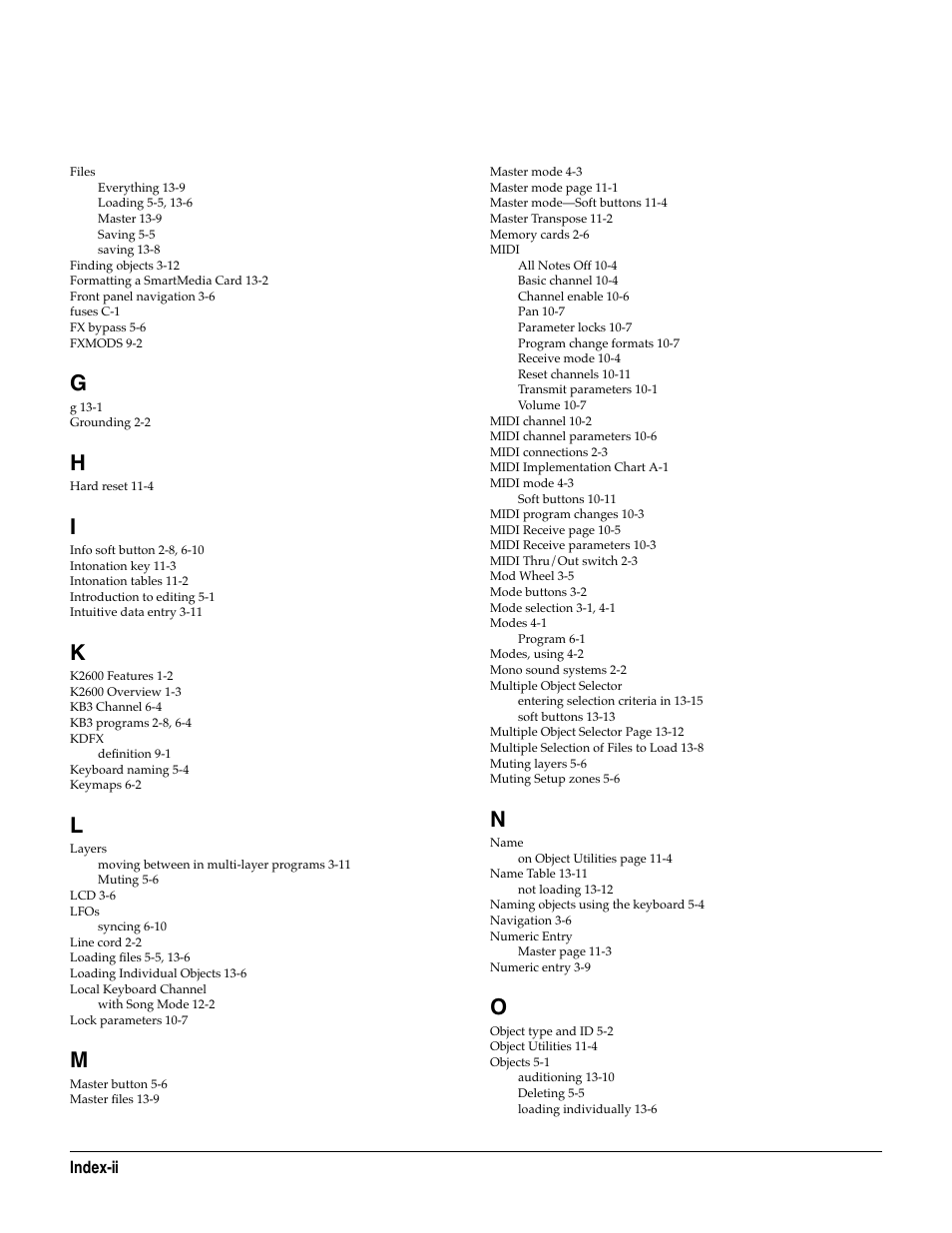 Kurzweil KSP8 TM User Manual | Page 120 / 122