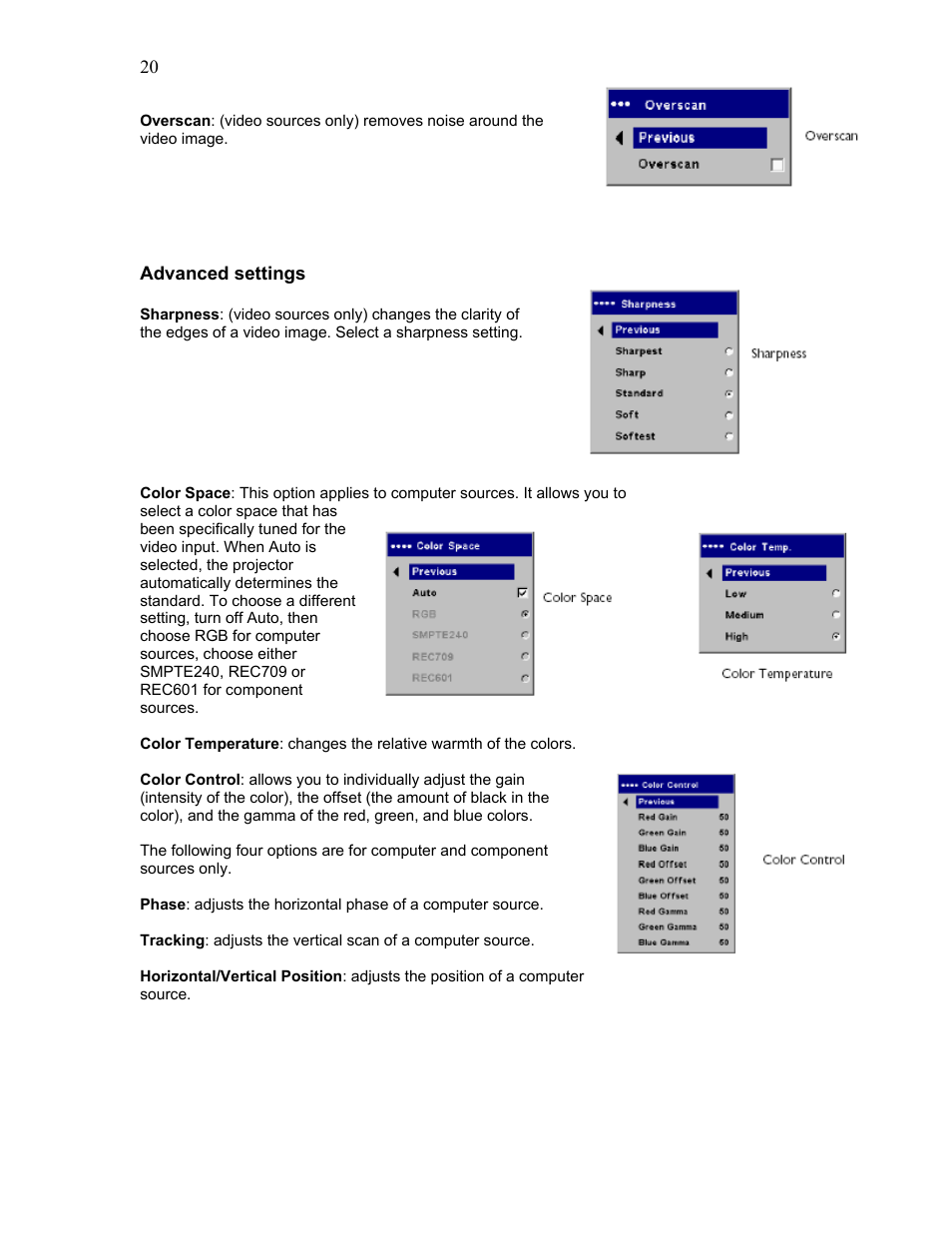 Knoll Systems HD225 User Manual | Page 20 / 27