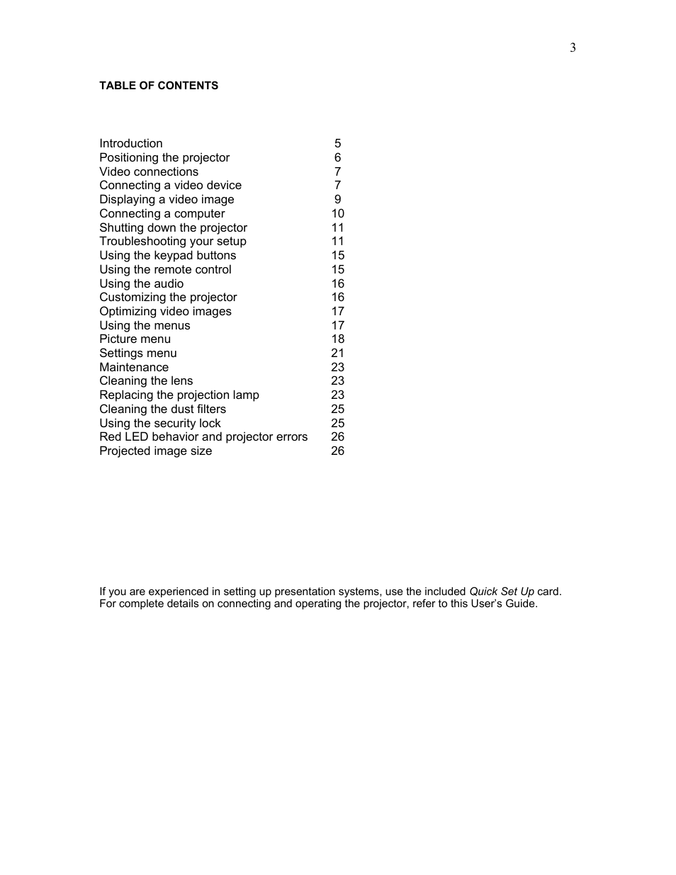 Knoll Systems HD225 User Manual | Page 3 / 27