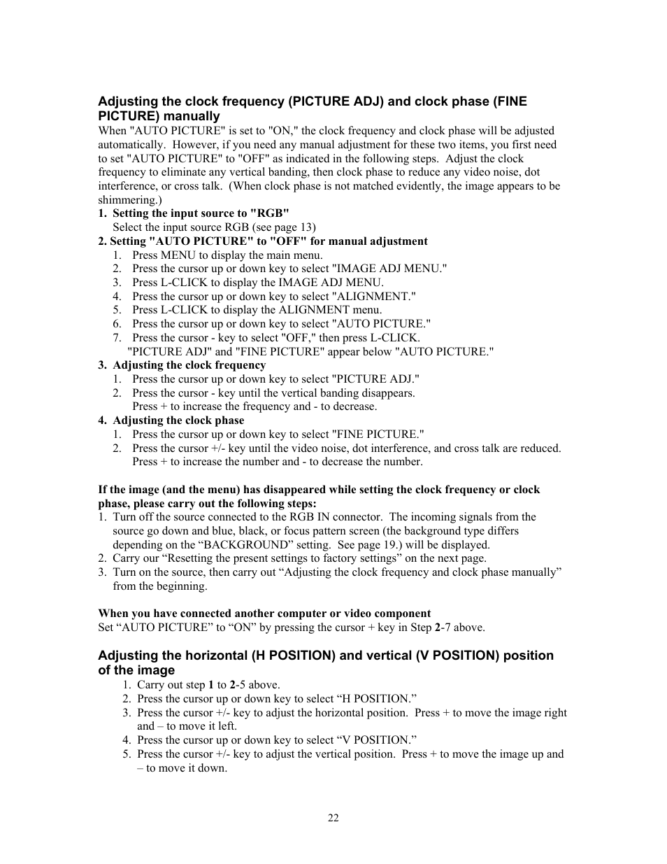 Knoll Systems HT200 User Manual | Page 22 / 30