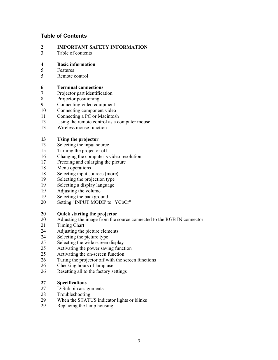 Knoll Systems HT200 User Manual | Page 3 / 30