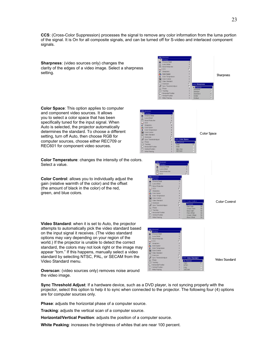 Knoll Systems HD102 User Manual | Page 23 / 28