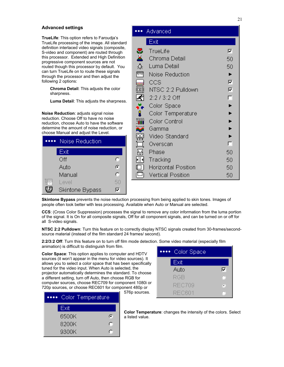 Knoll Systems HD282 User Manual | Page 21 / 34