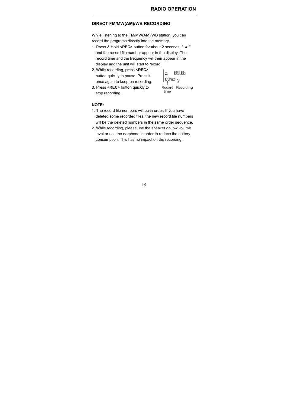 Kaito electronic KA800 User Manual | Page 18 / 30