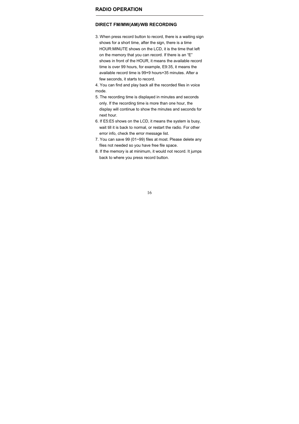 Kaito electronic KA800 User Manual | Page 19 / 30