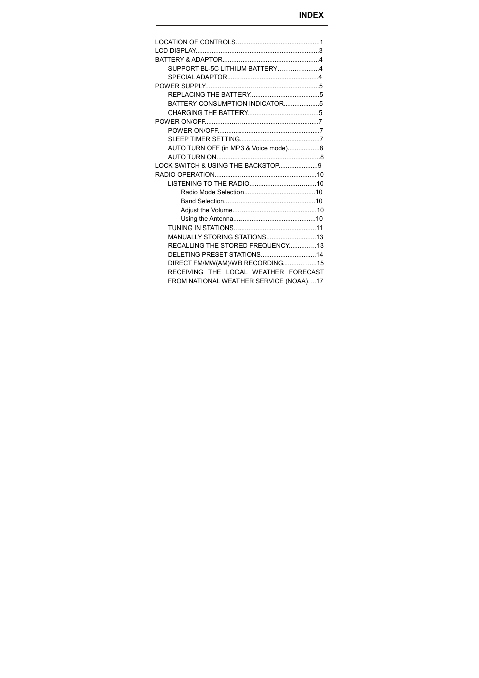 Kaito electronic KA800 User Manual | Page 2 / 30