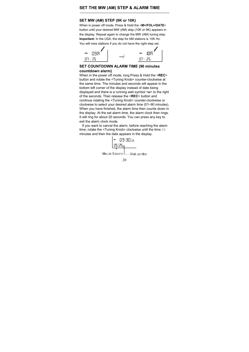 Kaito electronic KA800 User Manual | Page 23 / 30
