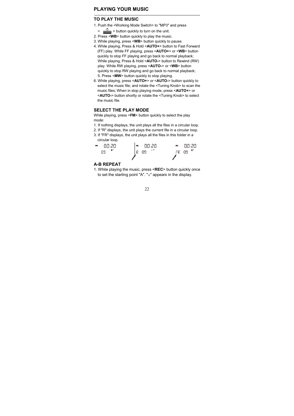 Kaito electronic KA800 User Manual | Page 25 / 30