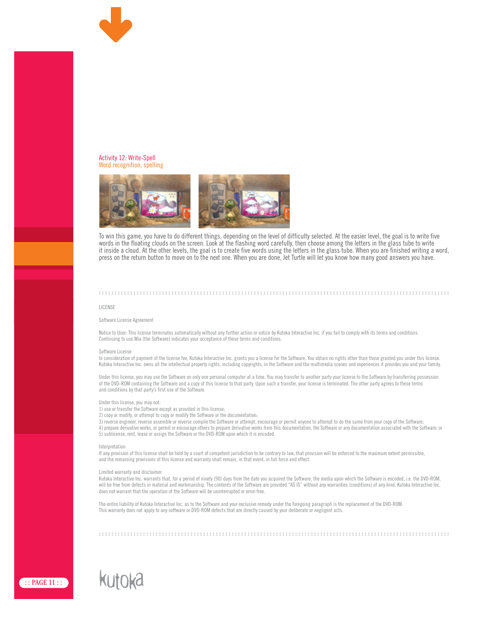 Kutoka Interactive Video Games User Manual | Page 12 / 12