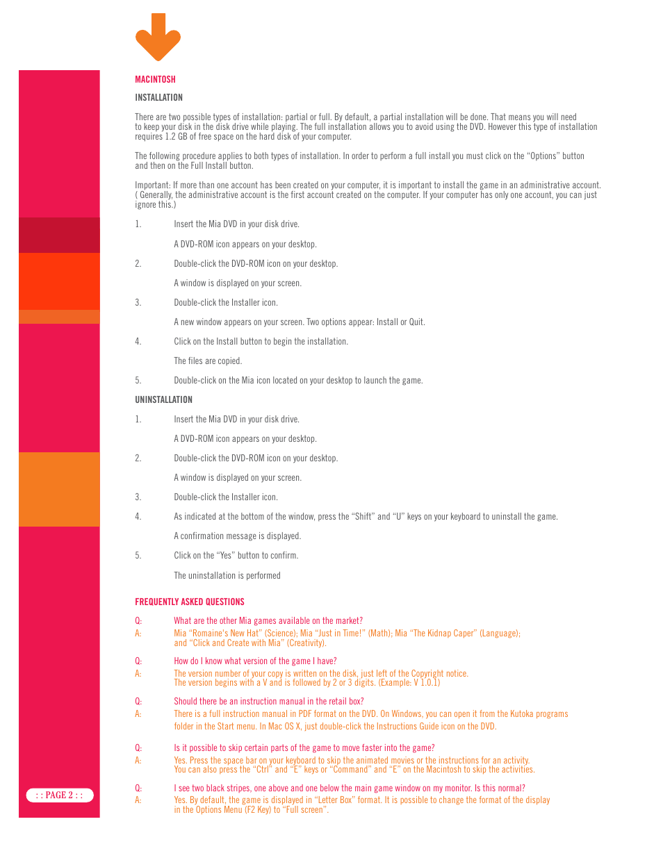 Kutoka Interactive Video Games User Manual | Page 3 / 12