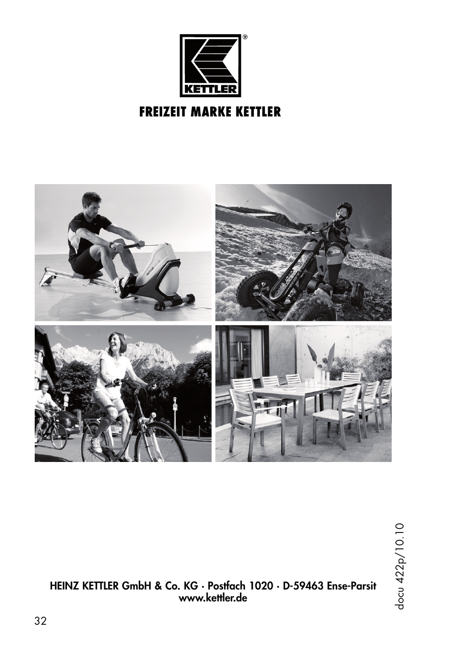 Kettler 01638-010 User Manual | Page 32 / 32