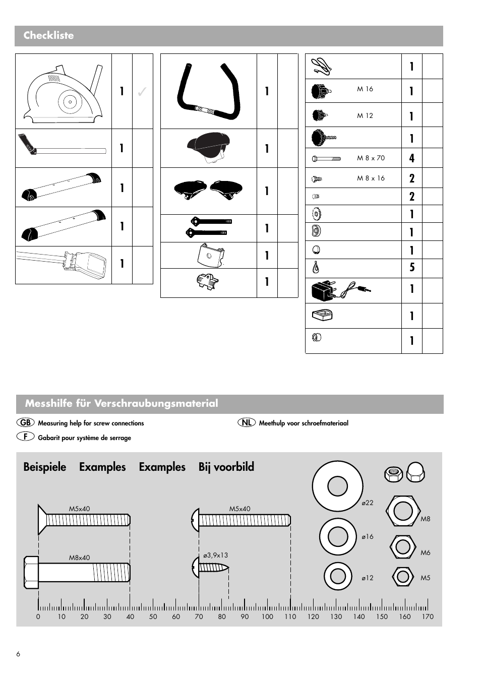 Beispiele examples examples bij voorbild | Kettler Ergometer CX 1 User Manual | Page 6 / 34