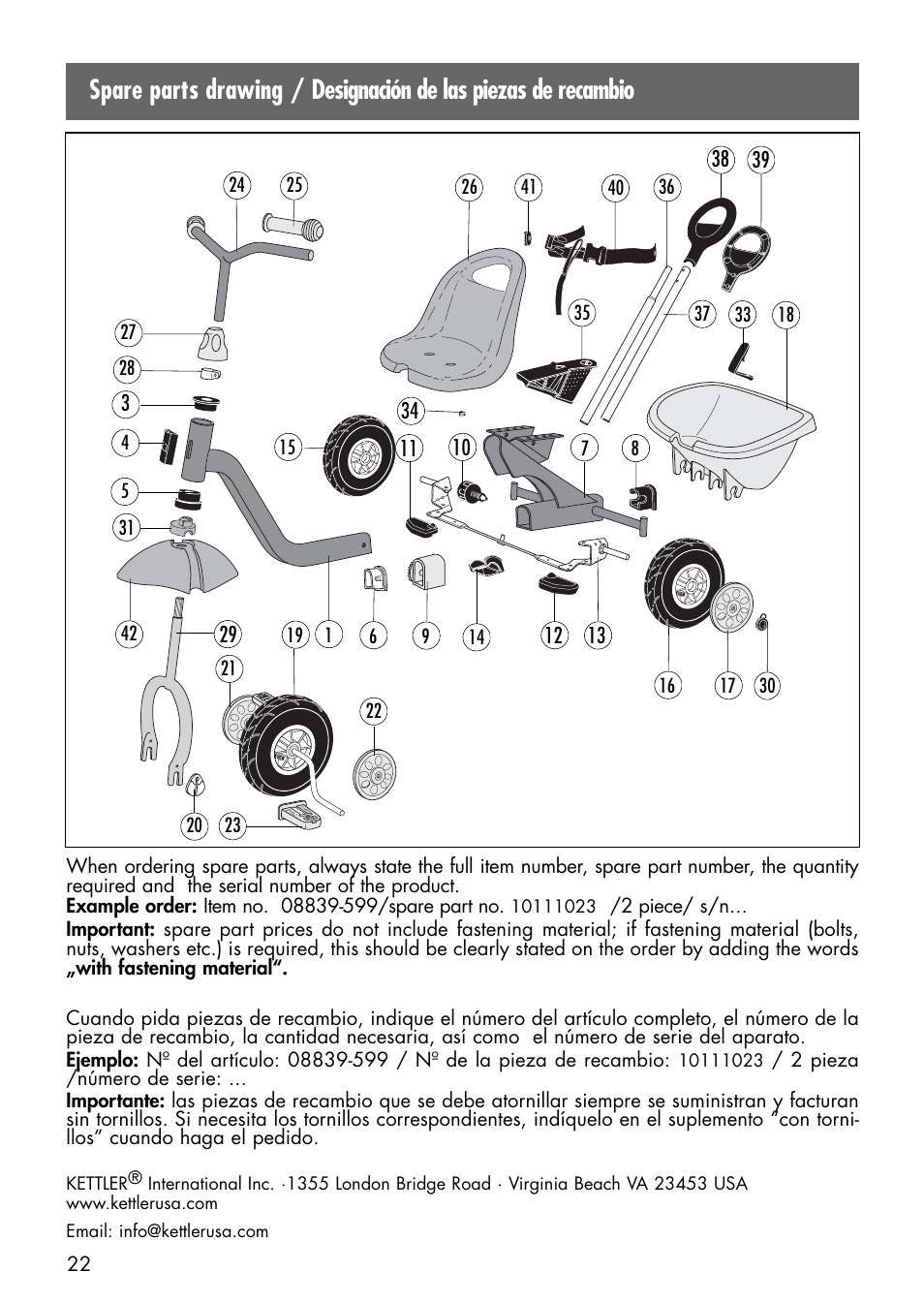 Kettler HAPPY NAVIGATOR 08839-599 User Manual | Page 19 / 21