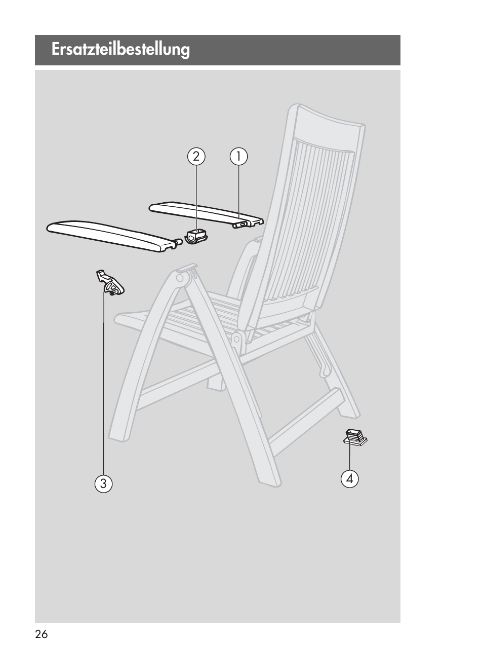 Ersatzteilbestellung | Kettler 01438-200 User Manual | Page 26 / 28