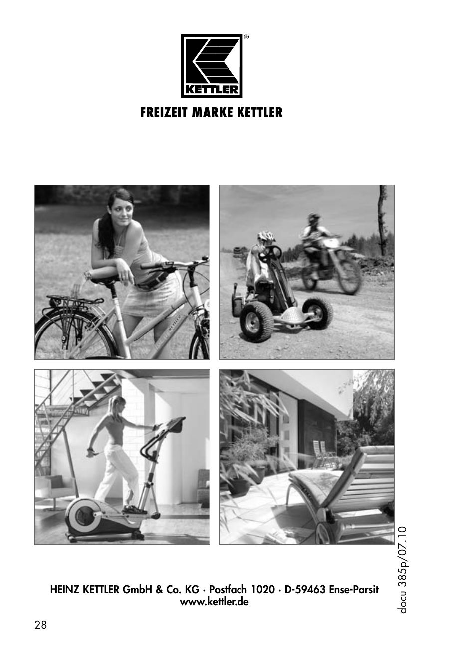 Kettler 01438-200 User Manual | Page 28 / 28
