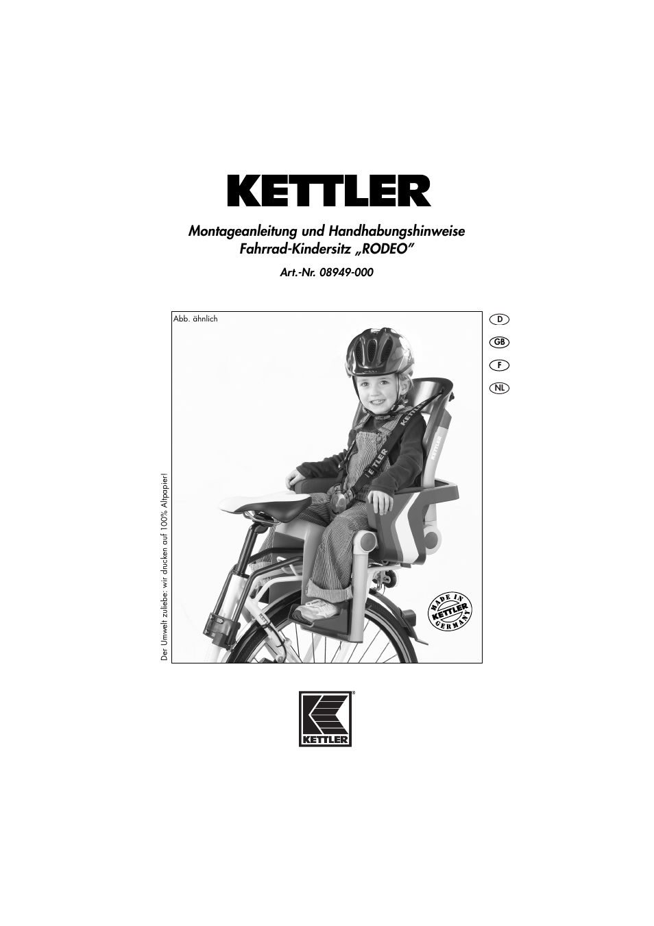 Kettler RODEO 08949-000 User Manual | 32 pages