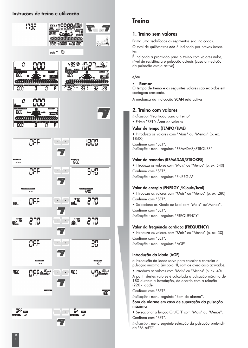 Treino | Kettler COACH M ST2520-64 User Manual | Page 116 / 144