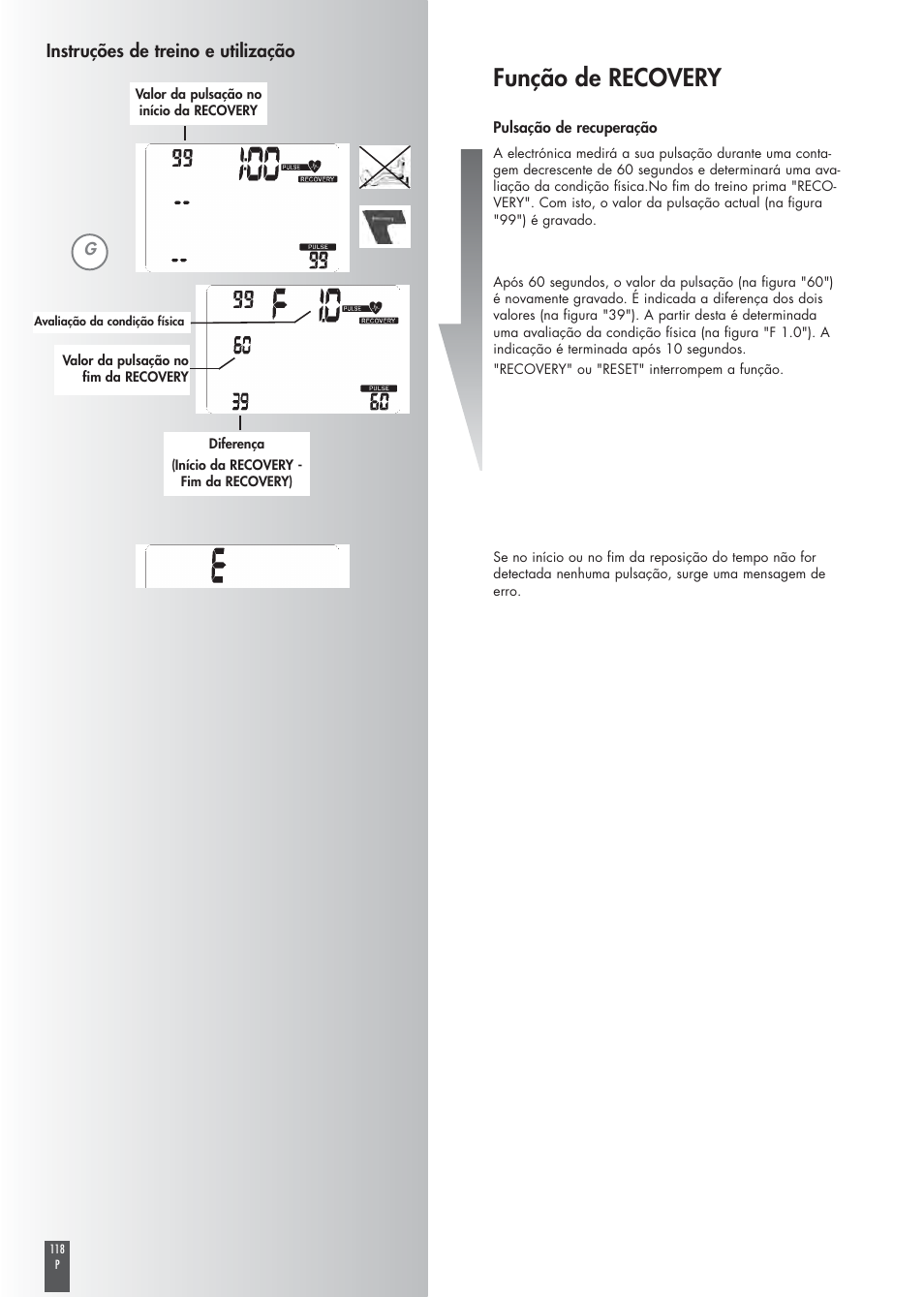 Função de recovery | Kettler COACH M ST2520-64 User Manual | Page 118 / 144