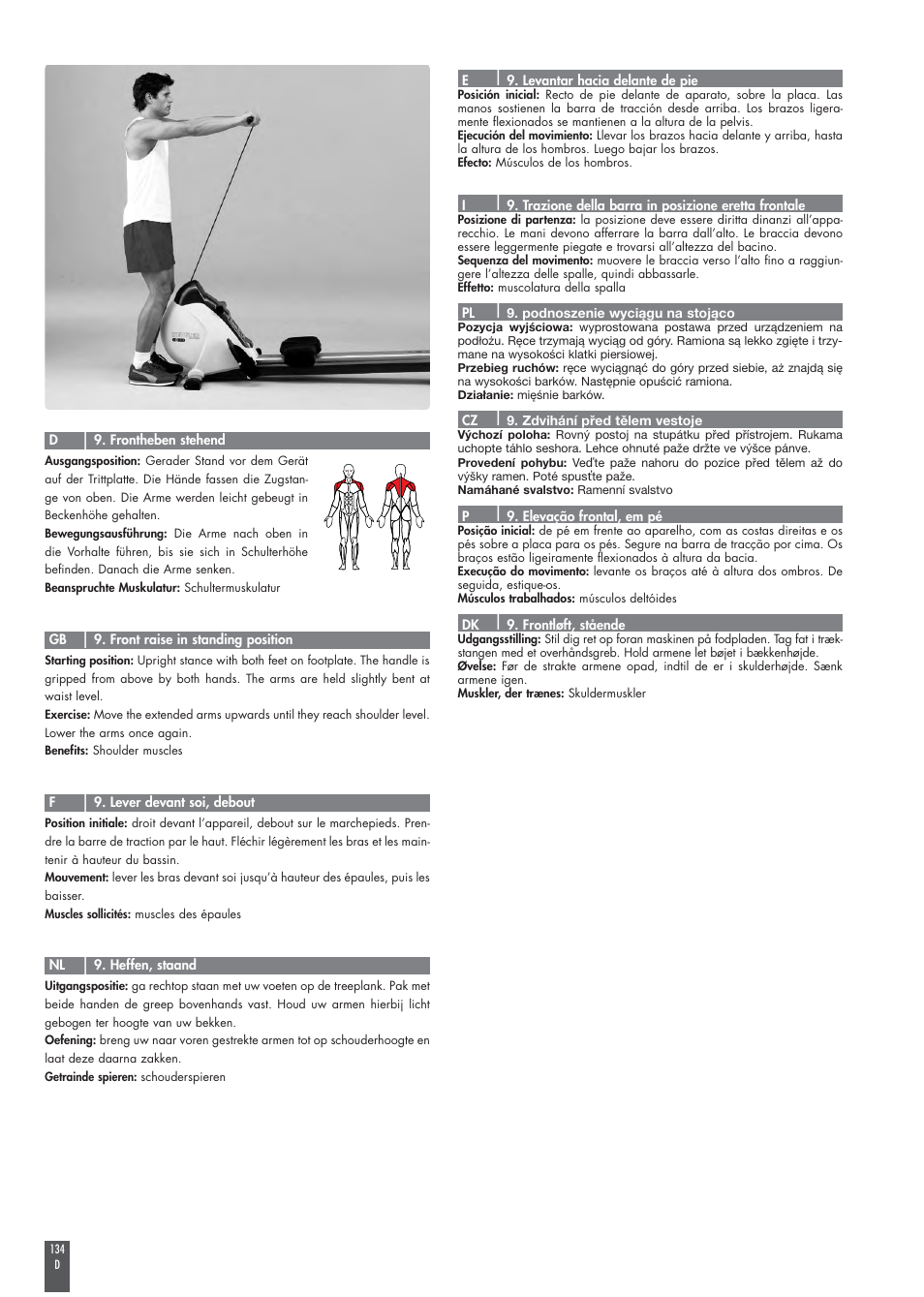 Kettler COACH M ST2520-64 User Manual | Page 134 / 144