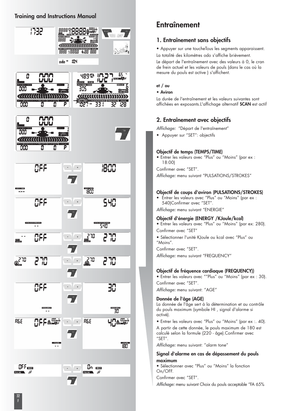 Entraînement | Kettler COACH M ST2520-64 User Manual | Page 32 / 144