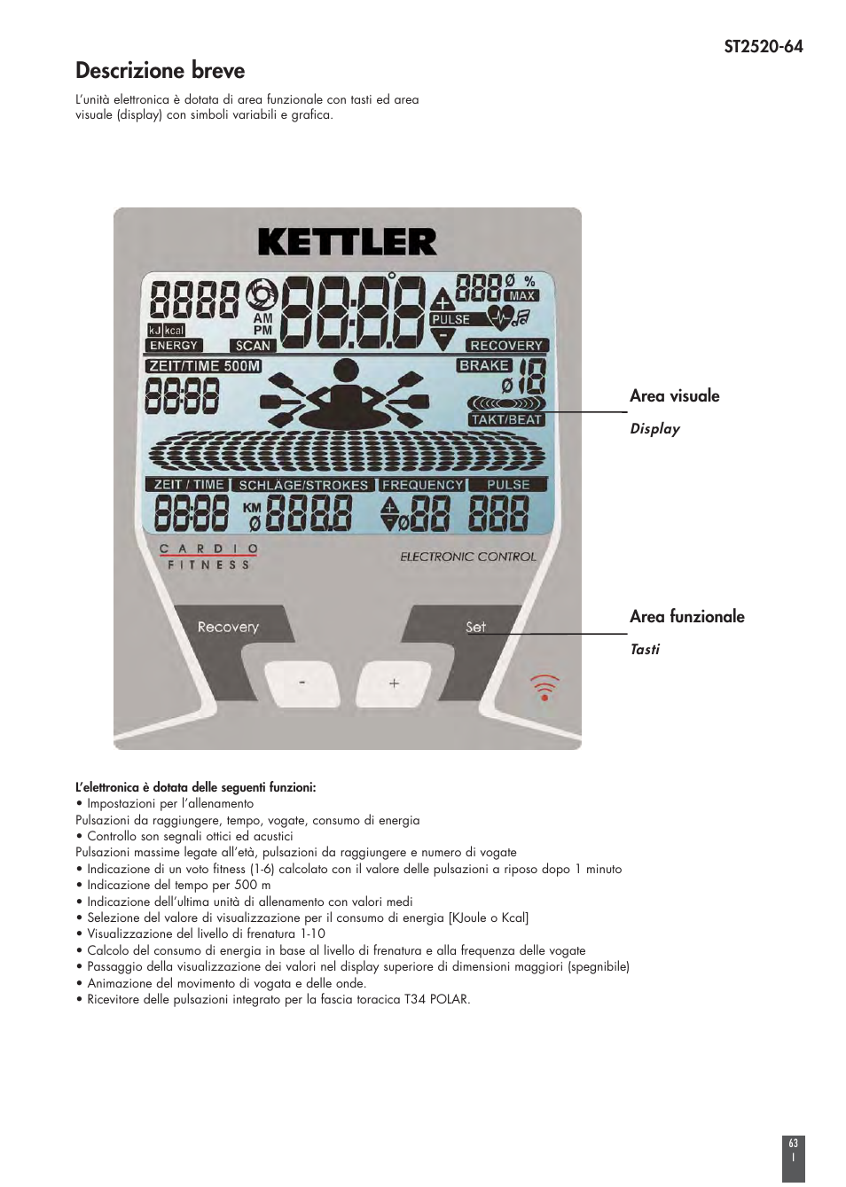 Descrizione breve | Kettler COACH M ST2520-64 User Manual | Page 63 / 144