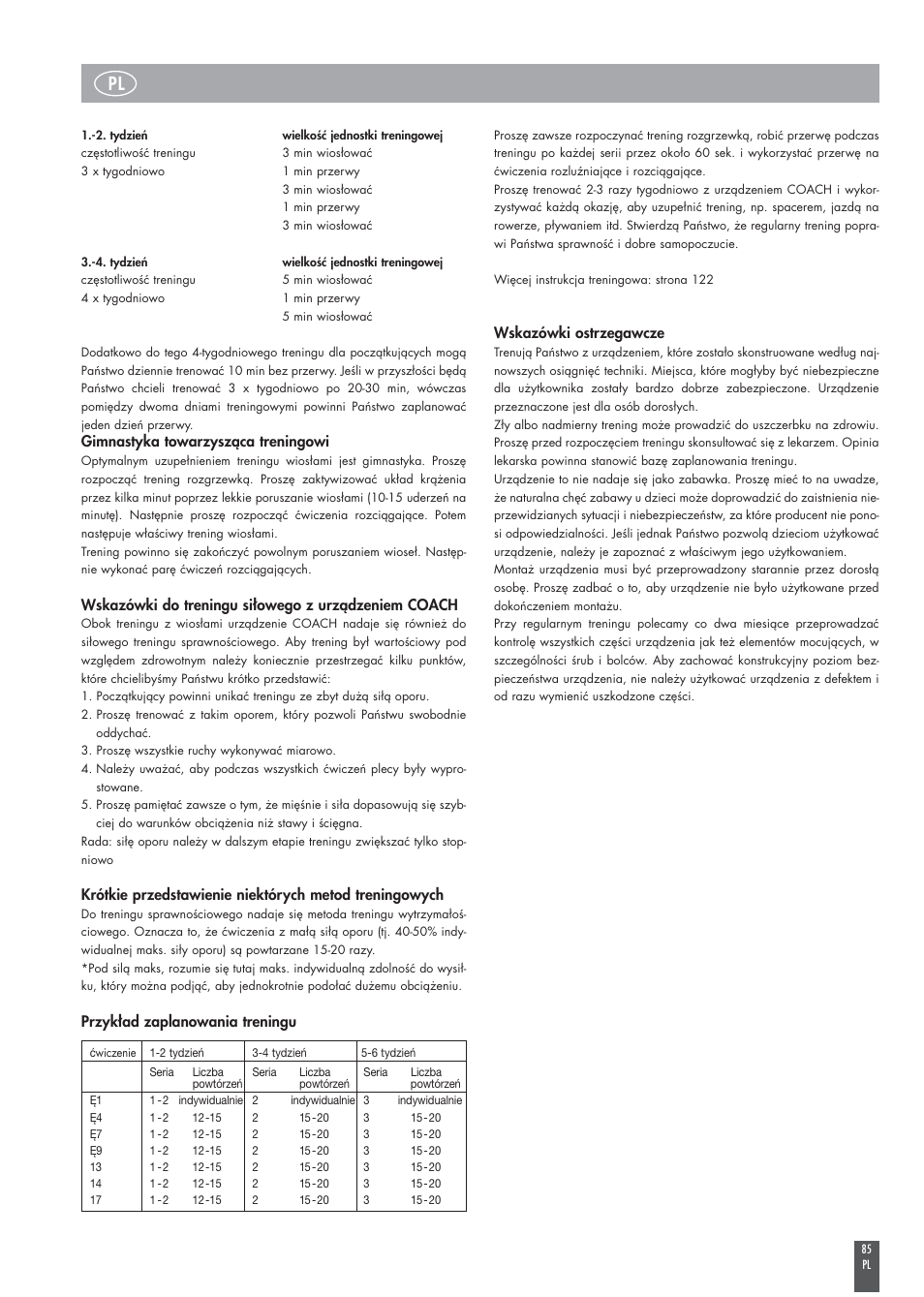 Kettler COACH M ST2520-64 User Manual | Page 85 / 144