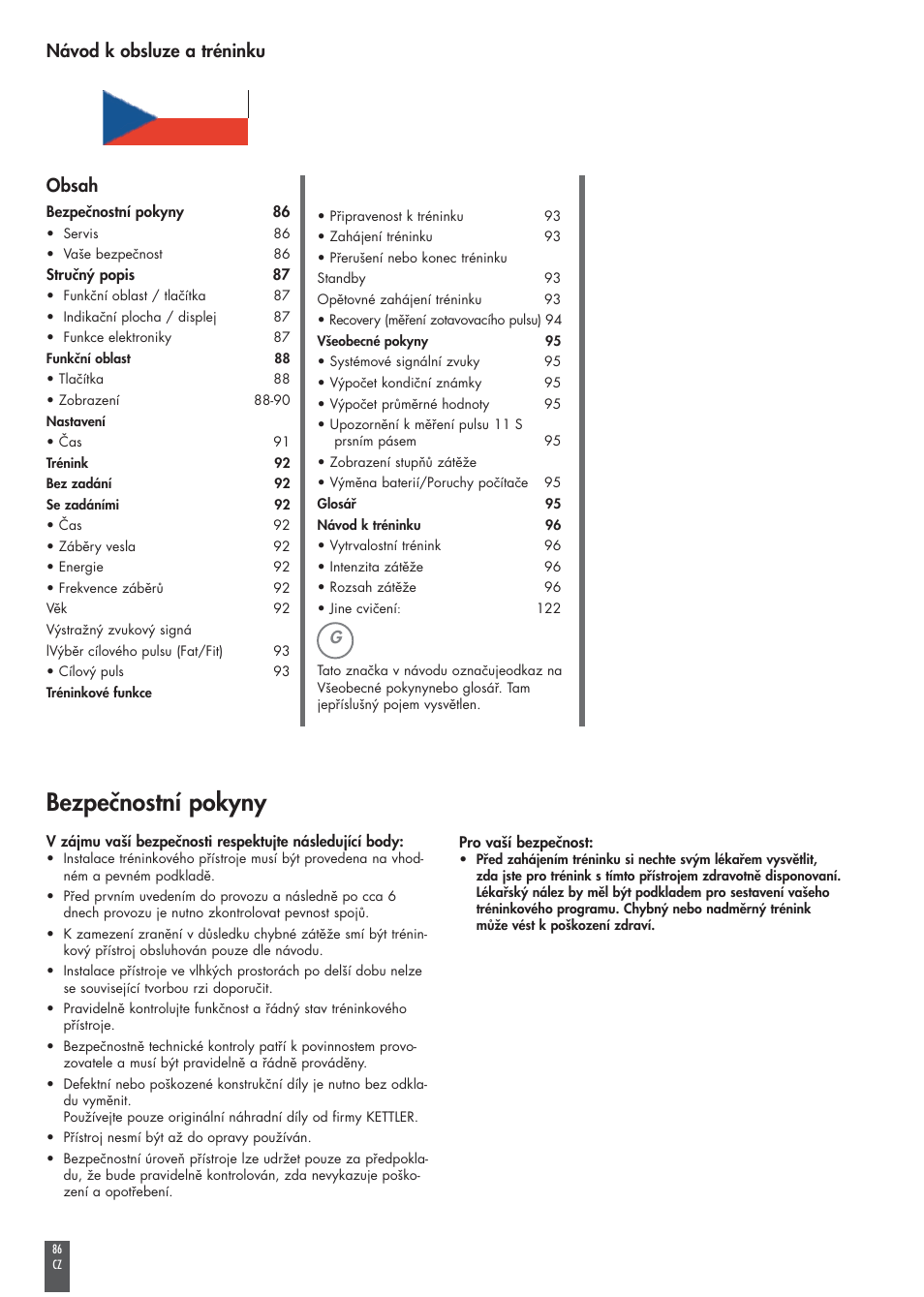 Kettler COACH M ST2520-64 User Manual | Page 86 / 144