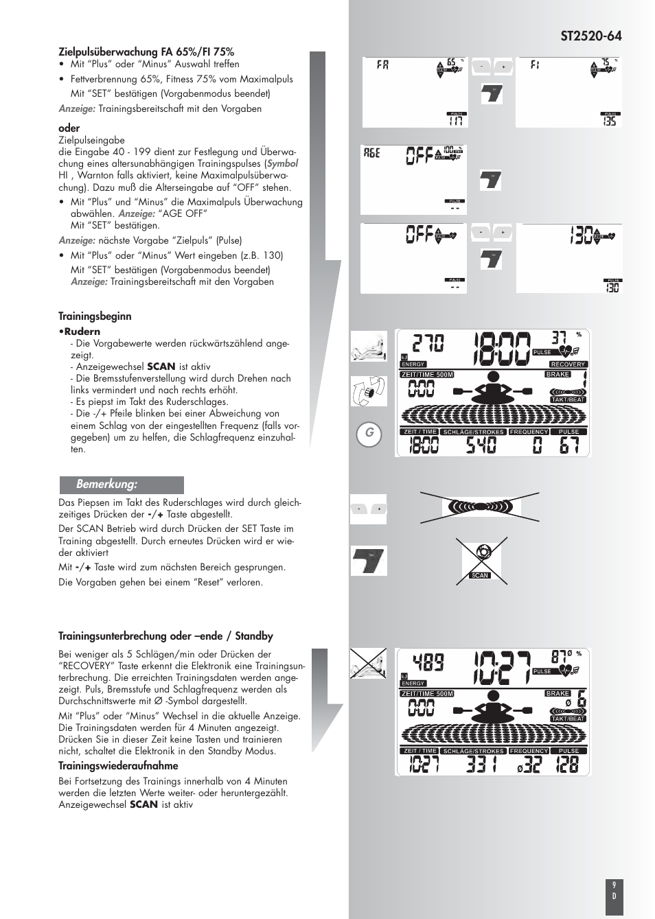 Kettler COACH M ST2520-64 User Manual | Page 9 / 144